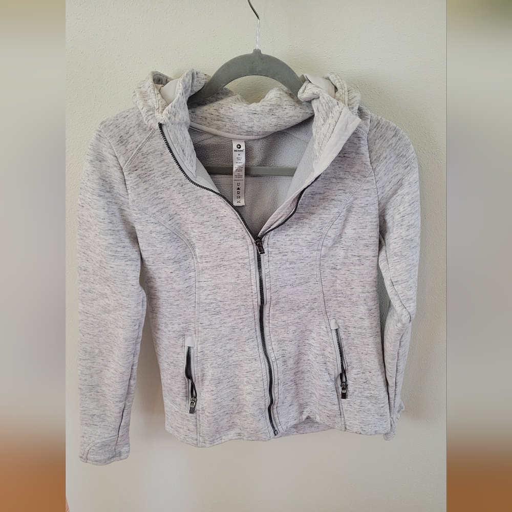 Gray Zip-Up Hoodie